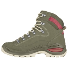 Lowa Hiking Shoes Renegade Evo Mid GTX (All-Terrain, Nubuck Leather, Waterproof) Grey-Green Ladies