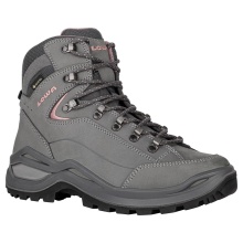 Lowa Hiking Shoes Renegade Evo Mid GTX (All-Terrain, Nubuck Leather, Waterproof) Steel Blue/Pink Ladies (Kopie)