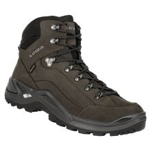 Lowa Hiking Boots Renegade Mid GTX (All-Terrain, Nubuck leather, waterproof) 2024 dark brown/black Men