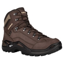 Lowa Renegade Mid Wide GTX Walking Boots (All-Terrain, Nubuck Leather, Waterproof, Wide) Espresso Brown Men's