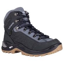 Lowa Renegade Warm Mid GTX Hiking Shoes (Nubuck Leather, Waterproof) 2024 Navy Blue/Ice Blue Ladies