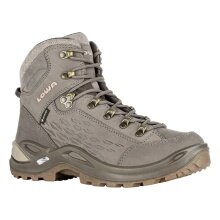 Lowa Renegade Warm Mid GTX Hiking Boots (Nubuck Leather, Waterproof) 2024 Stone Brown/Brown Ladies