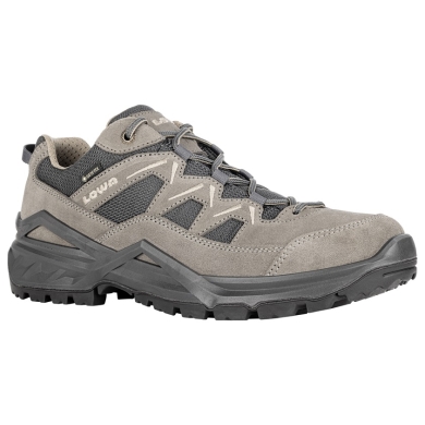 Lowa Hiking Shoes Sirkos Evo Low GTX (Suede/Textile, Waterproof) Clove Brown/Anthracite Grey Men's