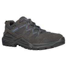 Lowa Hiking Shoes Sirkos Evo Low GTX (Suede/Textile, Waterproof) Graphite Grey/Blue Men's