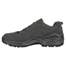 Lowa Hiking Shoes Sirkos Evo Low GTX (Suede/Textile, Waterproof) Graphite Grey/Blue Men's