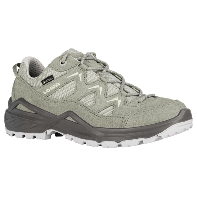 Lowa Hiking Shoes Sirkos Evo Low GTX (Suede/Textile, Waterproof) Sea Grass Green/Mint Green Ladies