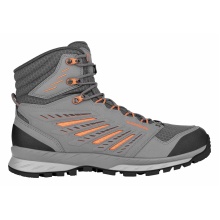 Lowa Hiking Shoes Trek Evo Mid GTX (Trekking, Synthetic/Textile, waterproof) grey/flame Men