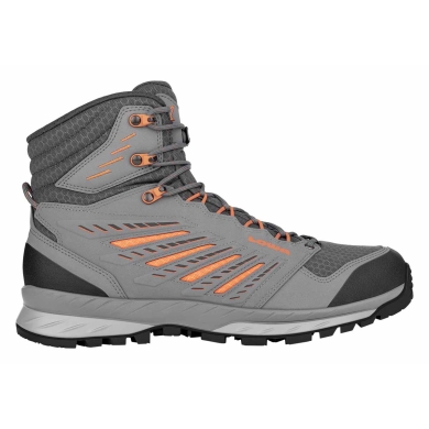 Lowa Hiking Shoes Trek Evo Mid GTX (Trekking, Synthetic/Textile, waterproof) grey/flame Men