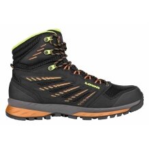 Lowa Hiking Shoes Trek Evo Mid GTX (Trekking, Synthetic/Textile, waterproof) black/flame Men