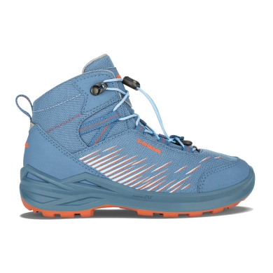 Lowa Hiking Shoes Zirrox GTX MID Junior (Multifunction, waterproof) sky blue/orange Kids