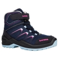 Lowa Winter Shoes Maddox Warm GTX Kid (waterproof) navy blue/berry Children