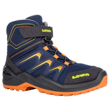 Lowa Winter Shoes Maddox Warm GTX Kid (waterproof) navy blue/orange Children