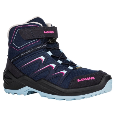 Lowa Winter Shoes Maddox Warm GTX Kid (waterproof) navy blue/berry Children