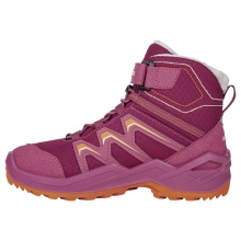 Lowa Winter Shoes Maddox Warm Mid GTX (Textile/Synthetic, waterproof) 2024 pink/orange children