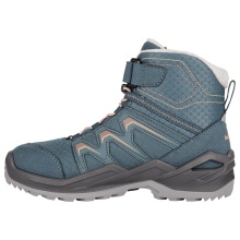 Lowa Winter Shoes Maddox Warm Mid GTX (Textile/Synthetic, waterproof) 2024 petrol/pink Children