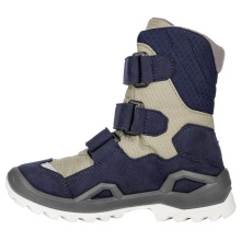 Lowa Winter Shoes Milo Evo GTX High (Textile/Synthetic, waterproof) navy blue/dune Children