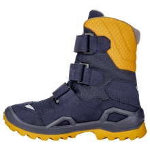 Lowa Winter Shoes Milo Evo GTX High (Textile/Synthetic, waterproof) navy blue/orange Children