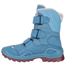 Lowa Winter Shoes Milo Evo GTX High (Textile/Synthetic, waterproof) turquoise/pink Children