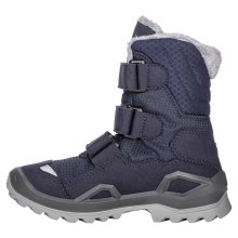 Lowa Winter Shoes Milo Evo GTX High (Textile/Synthetic, waterproof) navy blue/berry Children