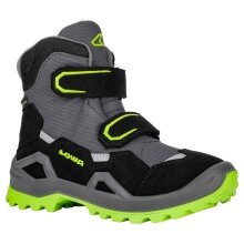 Lowa Winter Shoes Milo Evo Mid GTX (Textile/Synthetic, waterproof) lime green/grey Children