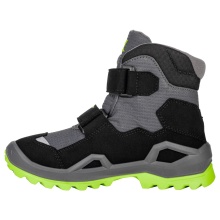 Lowa Winter Shoes Milo Evo Mid GTX (Textile/Synthetic, waterproof) lime green/grey Children