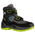 Lowa Winter Shoes Milo GTX (waterproof) black/turquoise Kids