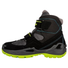 Lowa Winter Shoes Milo GTX (waterproof) black/turquoise Kids