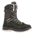 Lowa Winter Boots Bianca GTX (suede leather, waterproof) dark grey/champagne Girls