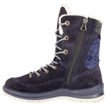 Lowa Winter Boots Bianca High GTX (Suede/Textile, waterproof) 2024 navy blue Children