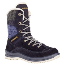 Lowa Winter Boots Bianca High GTX (Suede/Textile, waterproof) 2024 navy blue Girls