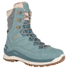 Lowa Winter Boots Calceta EVO GTX (Suede, Waterproof) Ice Blue/Taupe Brown Women