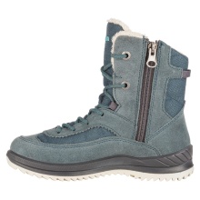 Lowa Winter Boots Ella GTX (suede leather, waterproof) smoke green/arctic blue girls