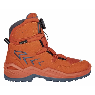 Lowa Winter Boots Firo GTX HI (Textile/Synthetic, Waterproof) Rust Red/Petrol Kids