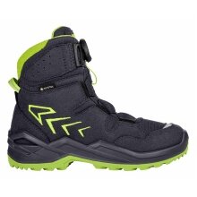 Lowa Winter Boots Firo GTX HI (Textile/Synthetic, waterproof) navy blue/lime green toddlers