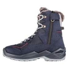 Lowa Winter Boots Lino GTX (Textile/Synthetic, waterproof) navy blue/fuchsia Kids