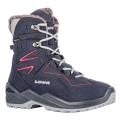 Lowa Winter Boots Lino GTX (Textile/Synthetic, waterproof) navy blue/fuchsia Children/Youth