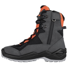 Lowa Winter Boots Lino GTX (Textile/Synthetic, waterproof) graphite grey/orange Children/Youth