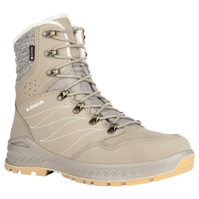 Lowa Winter Boots Nabucco GTX (Suede/Textile, waterproof) 2024 sand brown/beige Ladies