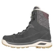 Lowa Winter Boots Ottawa GTX 2024 (Suede/Textile, waterproof) anthracite grey/old pink Ladies