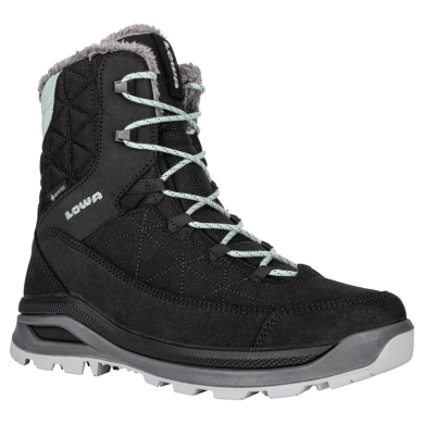 Lowa Winter Boots Ottawa GTX 2024 (Suede/Textile, waterproof) black/jade green Ladies