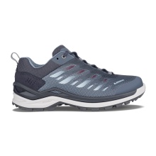 Lowa Hiking Shoes Ferrox Low GTX (Multifunction, Textile/Synthetic, Waterproof) navy blue/ice blue Ladies