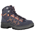 Lowa Hiking Shoes Kody Evo GTX Mid Junior (Suede, Waterproof) Steel Blue/Orange Kids