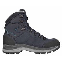 Lowa Hiking Trekking Shoes Lady Sport LL (Nubuck Leather, Waterproof) Navy/Teal Ladies