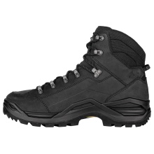 Lowa Renegade EVO Mid GTX Walking Shoes (All-Terrain, Nubuck Leather, Waterproof) Deep Black Men's