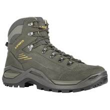 Lowa Hiking Shoes Renegade EVO LL Mid (All-Terrain, Nubuck Leather) Olive Green/Mustard Men's