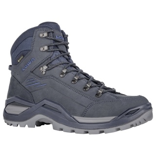 Lowa Hiking Shoes Renegade EVO Mid GTX (All-Terrain, Nubuck Leather, Waterproof) Navy Blue Men's