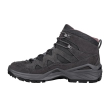 Lowa Hiking Shoes Sirkos Evo Mid GTX (Suede/Textile, Waterproof) Graphite Grey/Pink Ladies