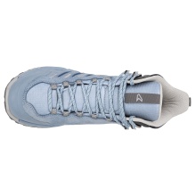 Lowa Hiking Shoes Innovo Mid GTX (All-Terrain, Suede, Waterproof) Ice Blue/Light Blue Ladies