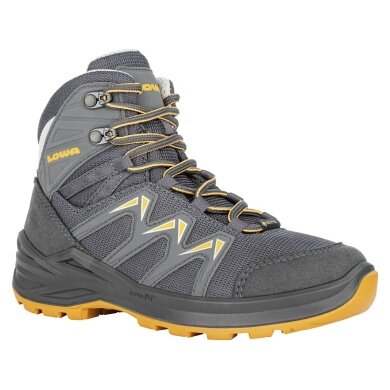 Lowa Hiking-Travel Shoes Innox Pro MID GTX Junior (Synthetic/Textile, waterproof) graphite/mango Toddlers