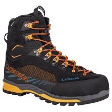 Lowa Vajolet Mid GTX Mountaineering Shoes (Waterproof) Black/Flame Men's